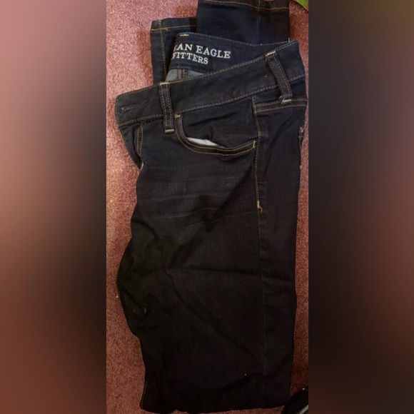 American Eagle Stretch Jeggings - Women’s Size 4 - medium/dark medium wash - Picture 2 of 2
